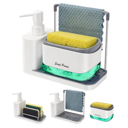 Organizador de Cocina con Dispensador de Jabón